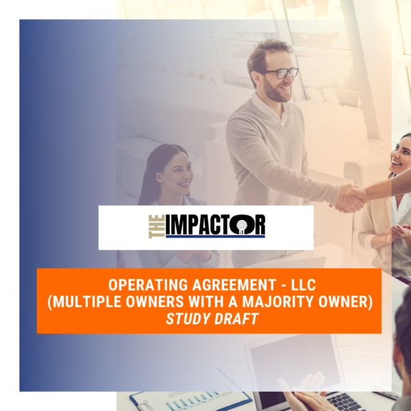 Operating Agreement with Multiple Owners – LLC (Study Guide Draft)