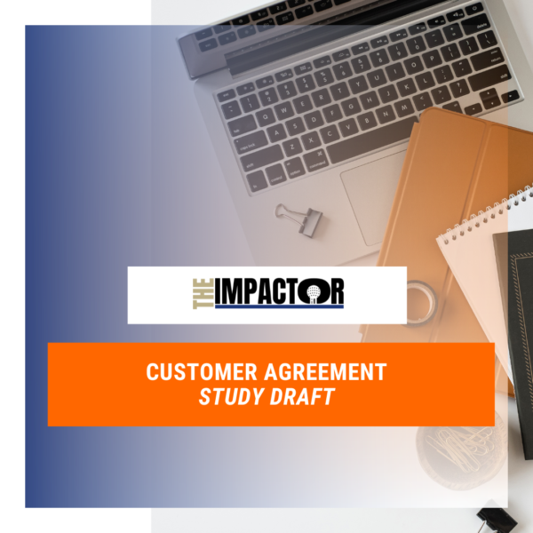 Customer Agreement  - Study Guide Draft