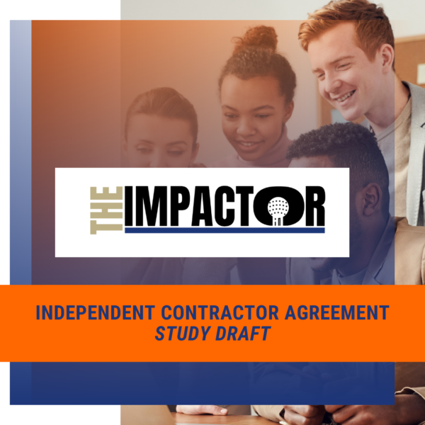 Independent Contractor Agreement - Study Guide Draft